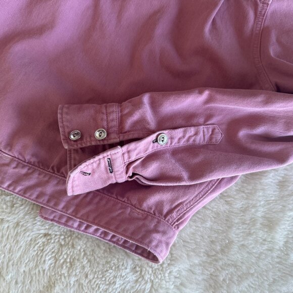 RAG & BONE DENIM JACKET, POWDERED PINK, SIZE LARGE - Picture 4 of 5